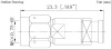 Коннектор коаксиальный 2.92mm male для кабеля B40