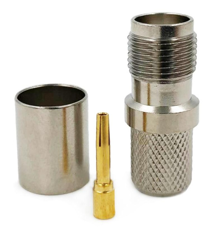 TNC female для кабеля 8D-FB/400/RG213