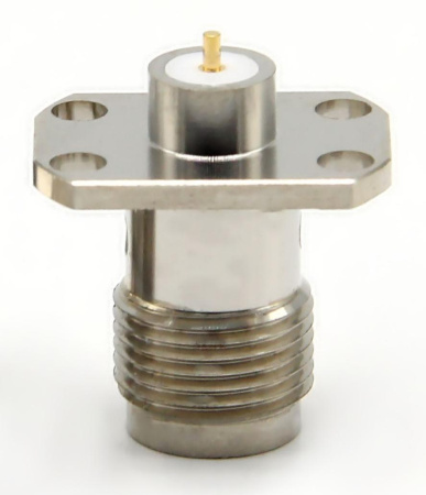 TNC female приборный фланцевый 4 отвертия