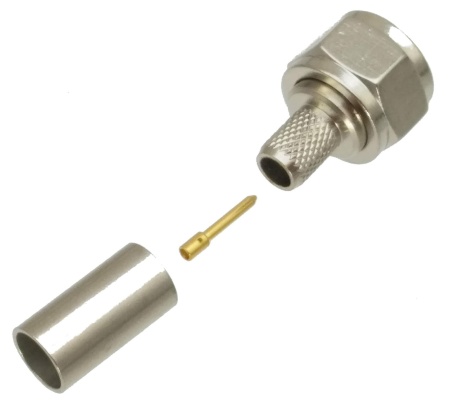 Коаксиальный коннектор F male для кабеля 3D-FB/LMR195