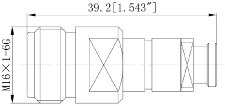 Коннектор коаксиальный N female для кабеля F63.5