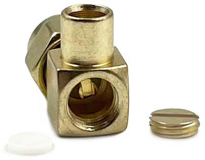 SMA male Light угловой для кабеля RG402/141