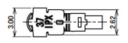 MHF1 female для микрокоаксиального кабеля 1.37 мм