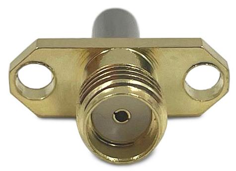 SMA female фланец 2 отверстия Light для кабельной группы RG316 / RG174 / RG178