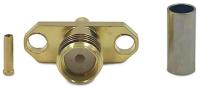 SMA female фланец 2 отверстия Light для кабельной группы RG316 / RG174 / RG178