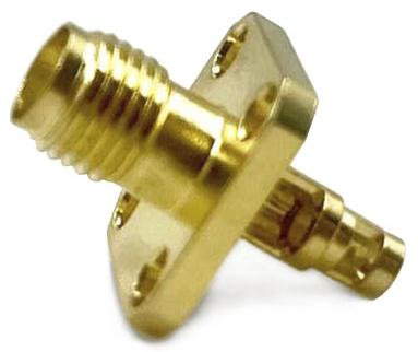 SMA female light квадратный фланец 4 отверстия для кабельной группы RG316