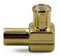 MCX male угловой для кабеля 086/RG405