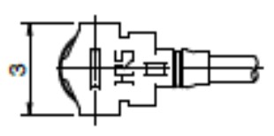 Разъем U.FL-LP-040HF female для микрокоаксиального кабеля диаметром 0.81 мм сопряженная высота 2.5 мм