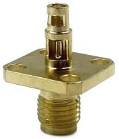 SMA female light квадратный фланец 4 отверстия для кабельной группы RG316