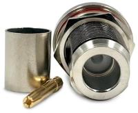 N female Light круглый фланец для кабельной группы 8D-FB/LMR400/LMC400UF