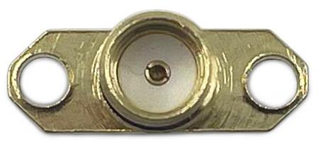 SMA female фланец 2 отверстия Light для кабельной группы RG316 / RG174 / RG178