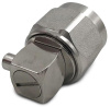Коаксиальный коннектор N male угловой для кабельной группы 141/RG402/C40