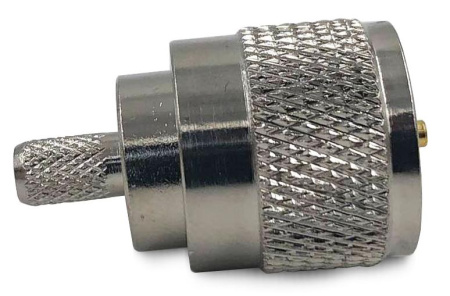 Коннектор коаксиальный UHF male для кабельной группы 3D-FB/195/RG58 