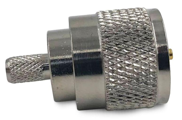Коннектор коаксиальный UHF male для кабельной группы 3D-FB/195/RG58 