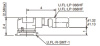Разъем U.FL-LP-066HF female для микрокоаксиального кабеля диаметром 1.32 мм