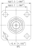 Коаксиальный переход SMA male-SMA female фланцевый