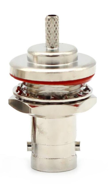 Коаксиальный коннектор BNC female обжимной для кабеля RG316D