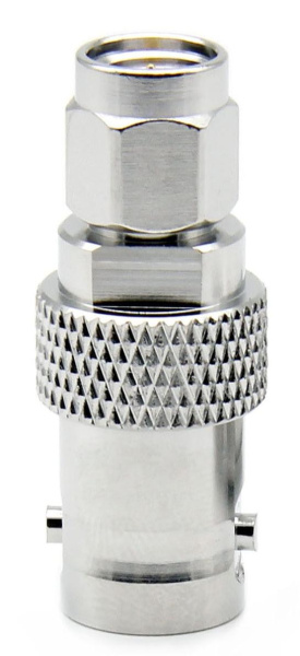 Коаксиальный переход SMA male-BNC female, 4 ГГц