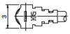 Разъем U.FL-LP-066HF female для микрокоаксиального кабеля диаметром 1.32 мм