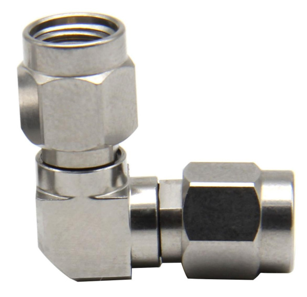 Коаксиальный переход 2.92mm male-2.92mm male угловой
