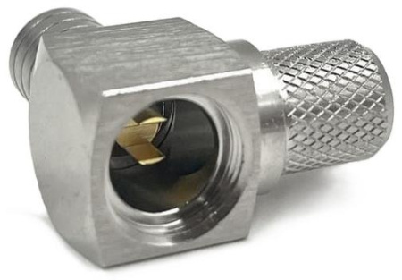 QMAmRA угловой Light фланцевый для кабельной группы RG213/LMR400/8DFB/RG8/RG214