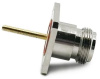 N female приборный квадратный фланец 4 отверстия штырьковый Light 