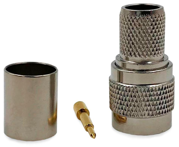 Коннектор коаксиальный TNC male для кабельной группы RG213/LMR400/8DFB/RG8/RG214 