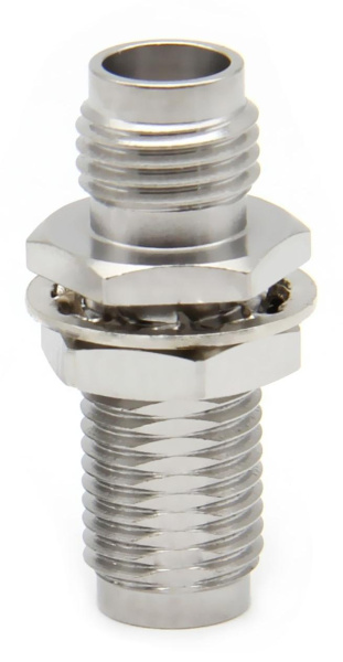Коаксиальный переход 1.85mm female-1.85mm female фланцевый 