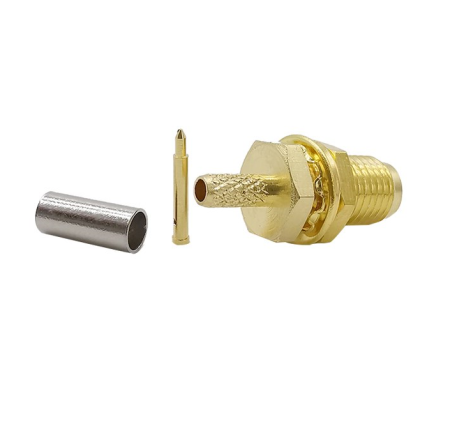 RP SMA female для кабеля RG316/RG174