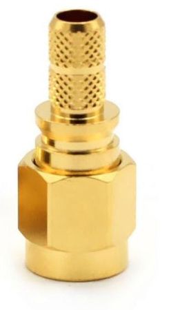 RP SMA male прямой для кабеля LMR195 / 3D-FB / RG58